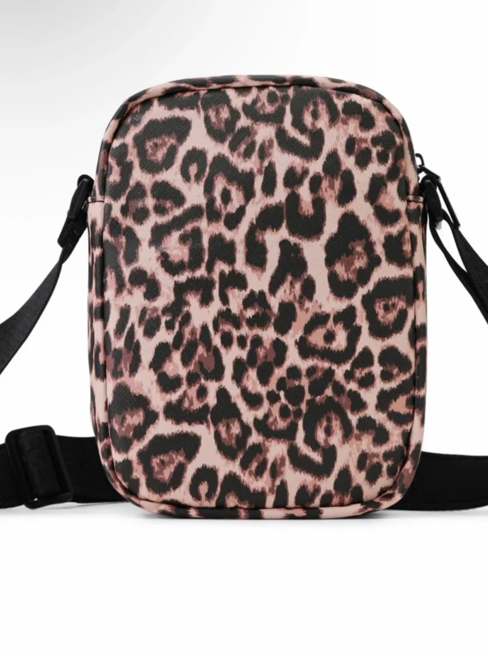 Von Dutch Pink and Black Leopard Crossbody Bag- New! - Picture 2 of 5